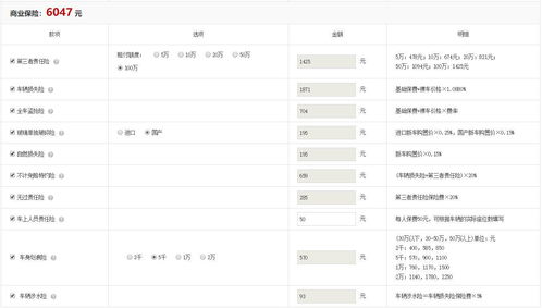 汽车保险计算器，汽车保险计算器人保车险[20240418更新]