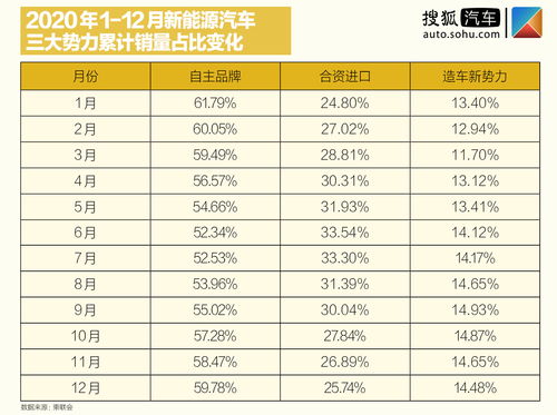 新能源汽车销量排行榜2021年1月，2021年新能源汽车销量前十名品牌[20240419更新]