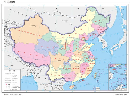 中国各省份行政地图，中国各省行政区域图
