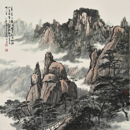 一步一步教你画一幅山水画马克笔，山水画马克笔教程