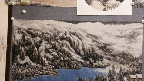 简单好学的山水画，简单好看山水画