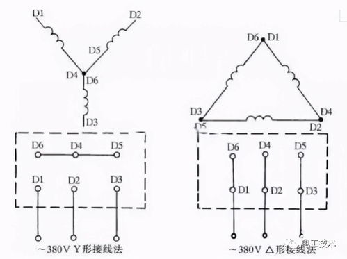 三相电机接线方法，三相电机接法3火线顺序