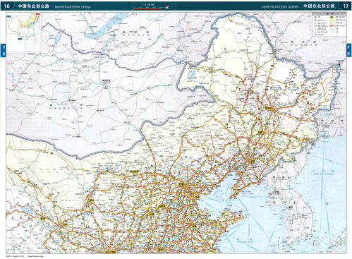 中国公路网高清地图，全国公路图可放大全图