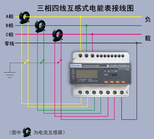 三相四线电度表接线图，三相四线电表正确接法