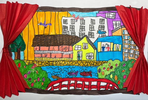 1一9岁儿童画房子，小儿童画房子