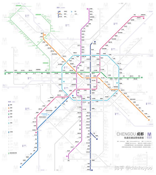 成都市地铁线路图，四川省成都市地铁线路图