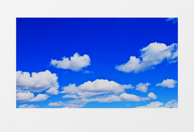 蓝天白云的视频素材，蓝天白云视频素材免费