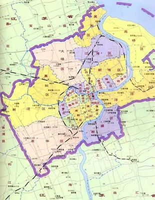 上海区域地图，上海区域地图全图高清版