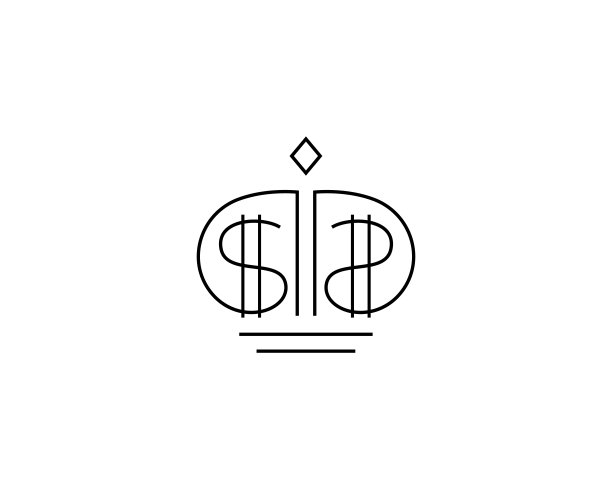 钱币logo图标，钱币的标志怎么画