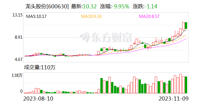 龙头股份股价大幅波动 公司营收连年下滑