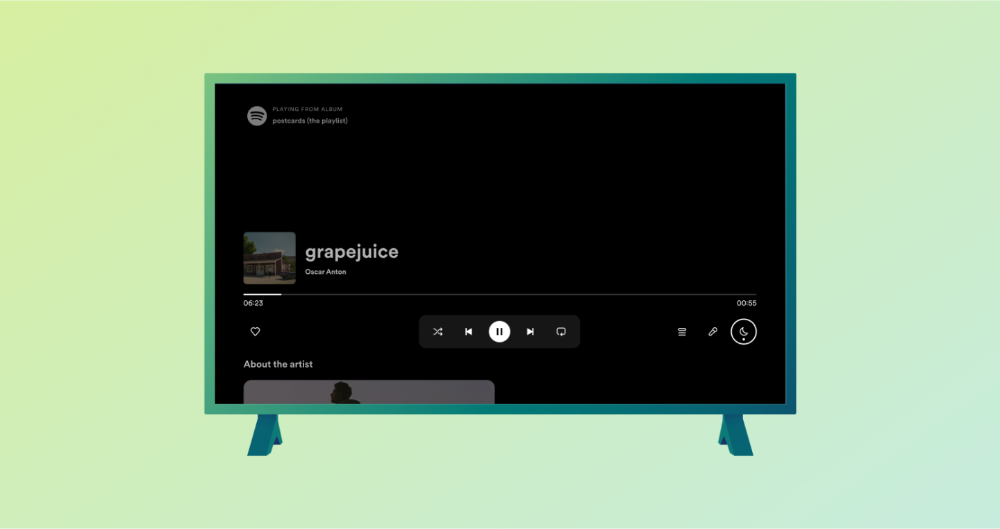 Spotify 推出新版电视 App：主页重新设计，支持深色模式
