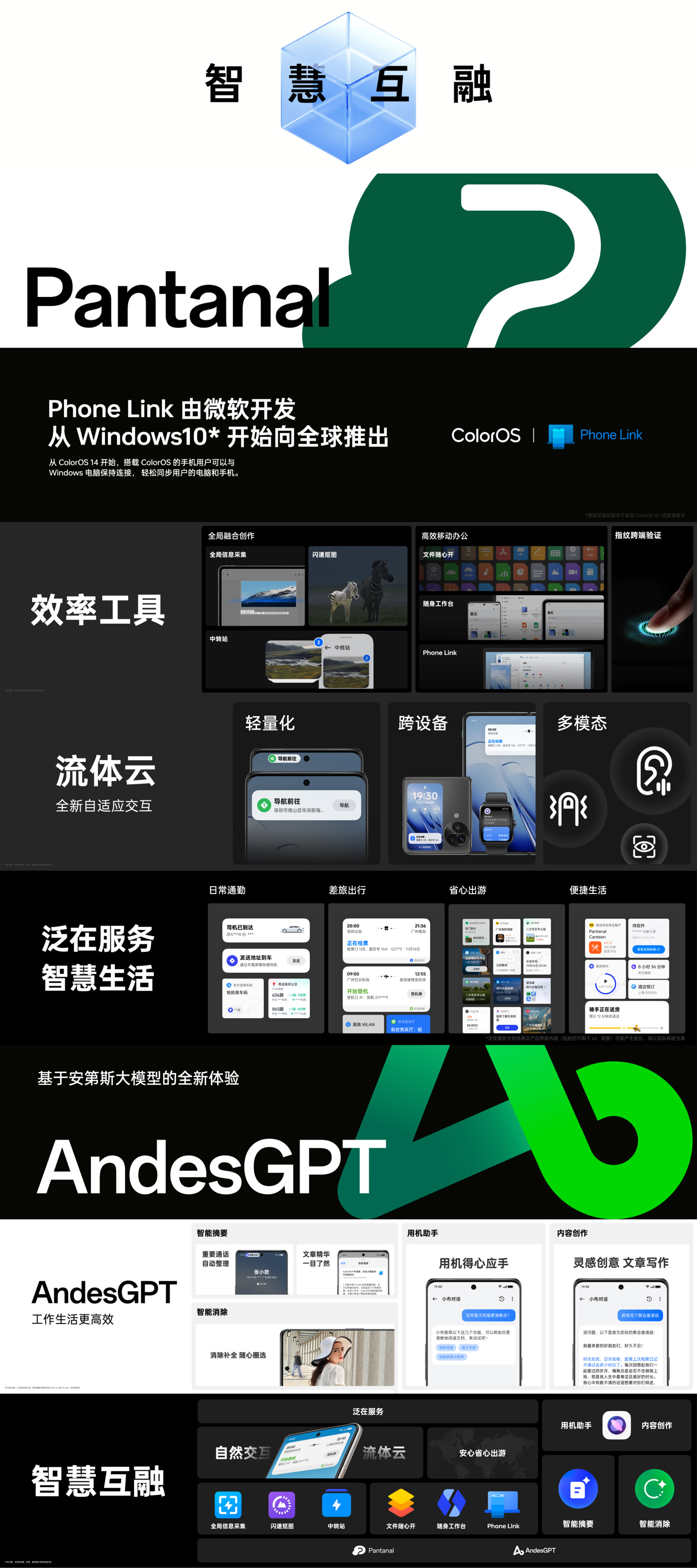 OPPO 自研潘塔纳尔系统落地，ColorOS 14 搭配 AndesGPT