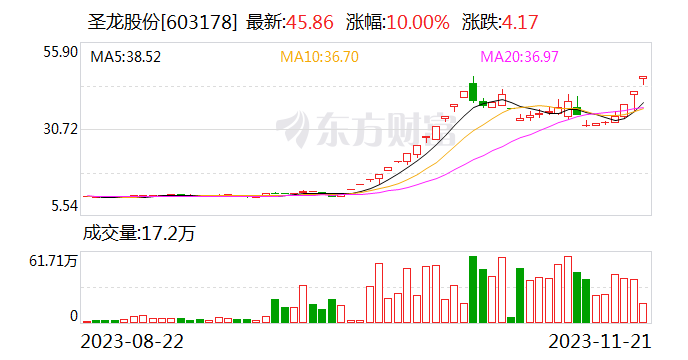 圣龙股份：9月28日以来股价累计上涨318.43% 不存在应披露而未披露的重大信息