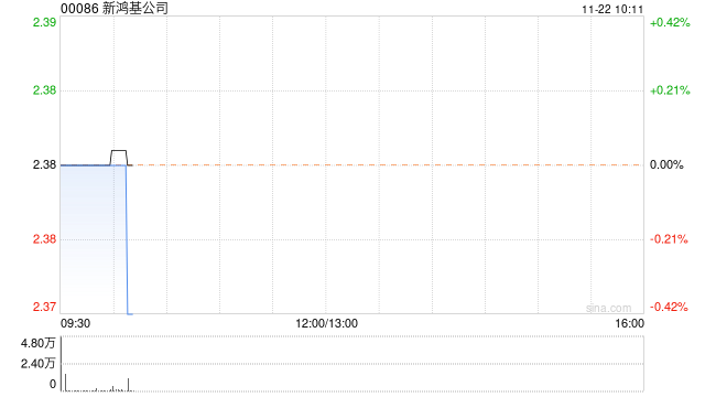 新鸿基公司11月21日耗资9.56万港元回购4万股