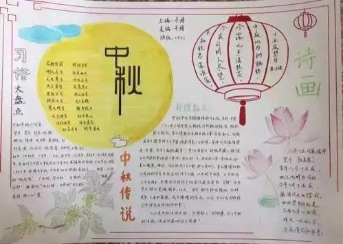 中秋节的手抄报_中秋节的手抄报制作