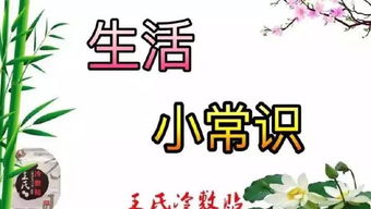 生活小常识100字简短_生活小常识50字简短
