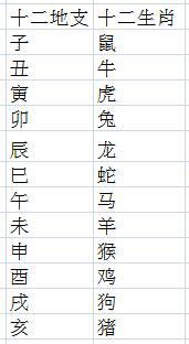 十二地支星座查询表图片_十二地支对应十二星座--第1张