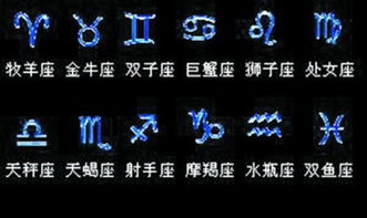 十二星座符文能量查询表_十二星座占星符号--第1张