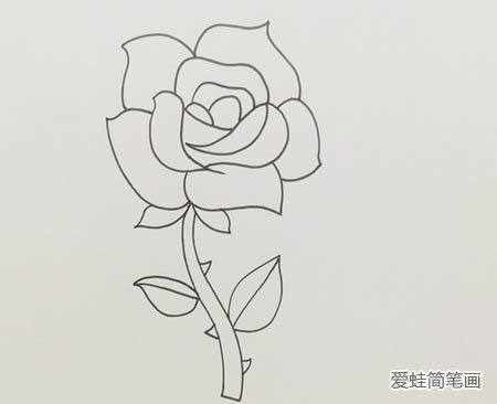 一束玫瑰花简笔画 一束玫瑰花简笔画--第1张