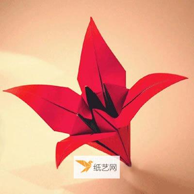 百合花的做法手工折纸简单 百合花的做法手工折纸简单--第1张
