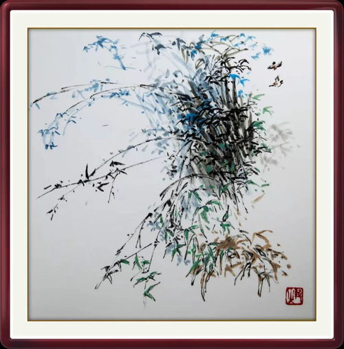 并蒂莲国画 并蒂莲国画，传承与创新的美学瑰宝--第1张