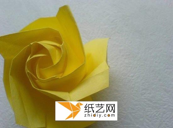 玫瑰花折纸 手工制作 玫瑰花折纸手工制作--第1张