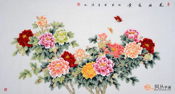  牡丹花国画，传承与创新的美学艺术--第1张