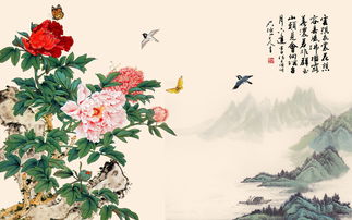  中国的四大名花，历史、文化与美的传承，中国四大名花之美，历史、文化与传承的瑰宝--第1张