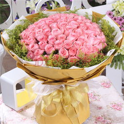  99朵玫瑰花包装图片欣赏，浪漫与艺术的完美结合，浪漫艺术之99朵玫瑰花包装图片欣赏--第1张