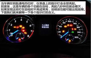 车辆仪表盘指示灯图解_车辆仪表盘指示灯图解有把锁--第1张