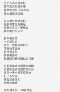 遇见特别的人歌词 遇见特别的你短剧全集剧情信息大全资讯--第1张