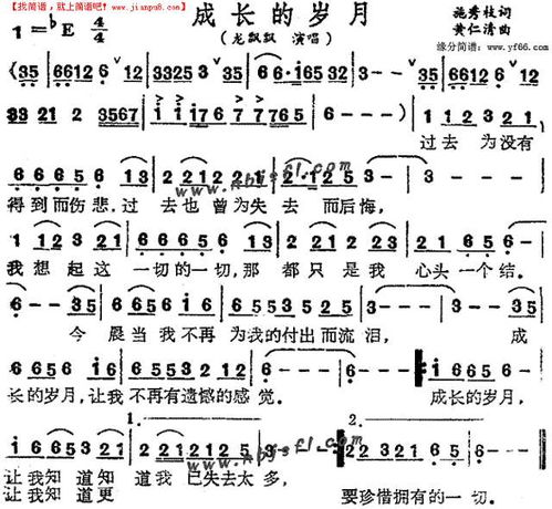 情深可抵岁月长简谱版--第1张