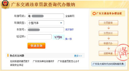 广东省交通违章查询网,广东省交通违章查询系统