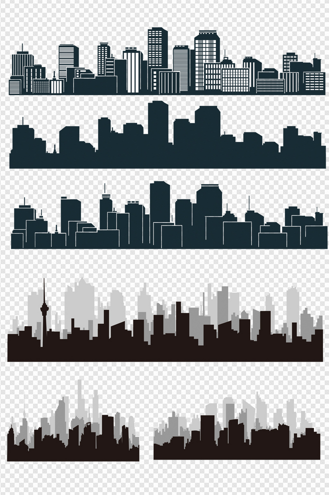 怎么画城市的高楼大厦复杂图，怎么画城市的高楼大厦复杂图画