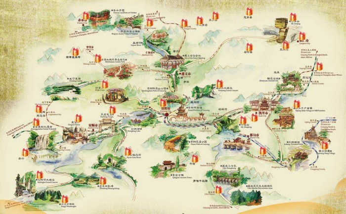 贵州地图全图旅游景区，贵州地图高清版可放大旅游