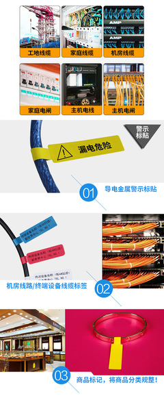 电线标签图片大全，电线线标签图解