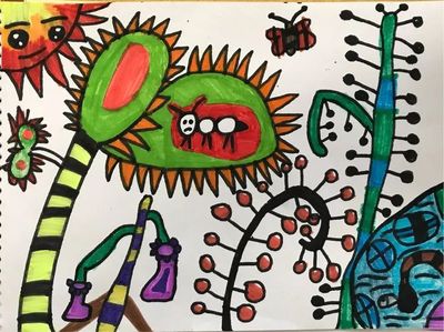 儿童画画教学简单6-9岁创意画，儿童画画教学简单69岁创意画景