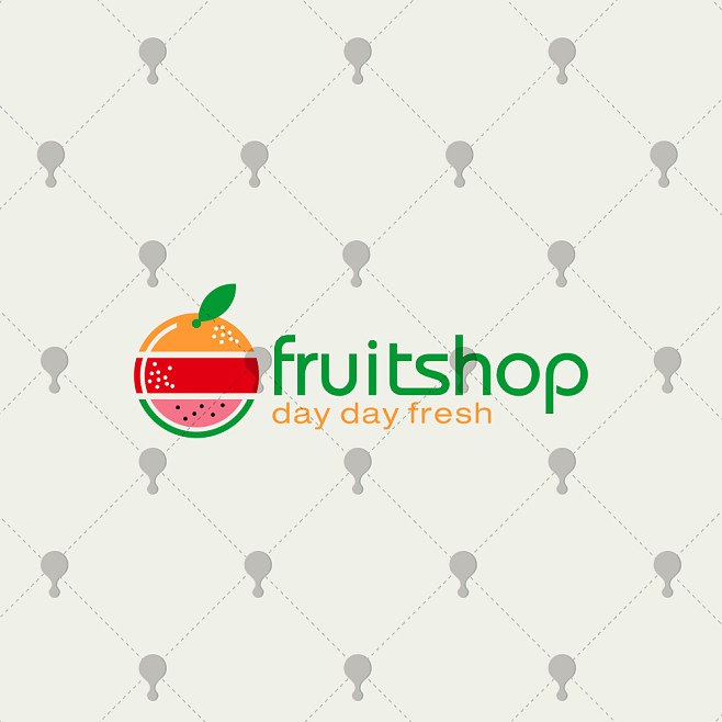水果店logo设计卡通商标，水果店logo图片大全集