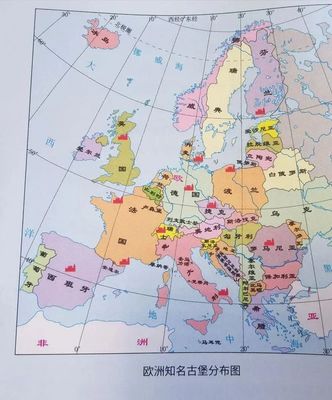 欧洲地图国家分布图，欧洲地图国家分布图国旗