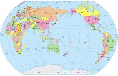 世界地图手绘简图轮廓图片，世界地图手绘简化版