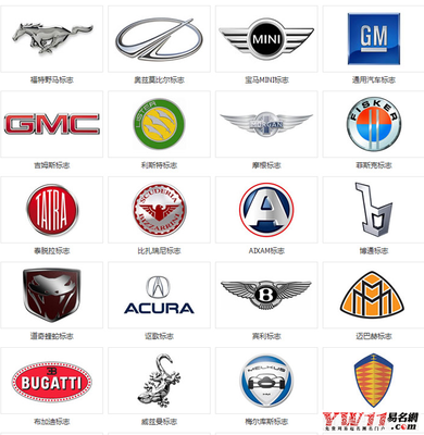 车的品牌标志图片大全，国产车的品牌标志图片大全
