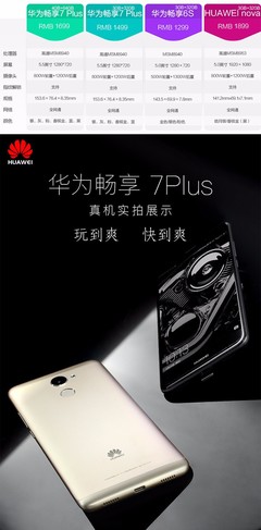 华为7plus，华为7plus是什么型号