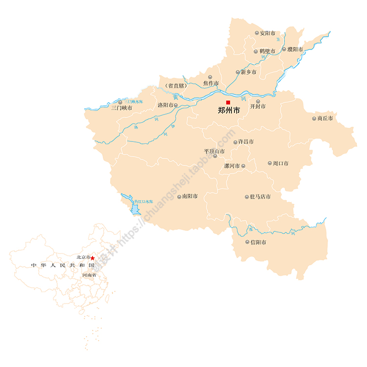 河南省地图，河南省地图全图