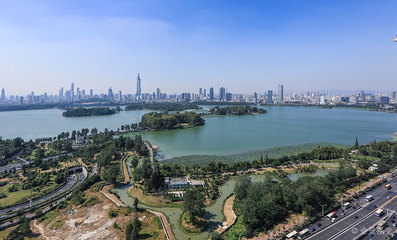 南京城市全景图片，南京城市景观图片
