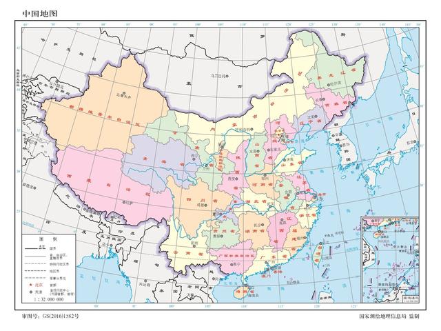中国地图高清版大图省级行政区，中国地图高清版大图省级行政区行政中心