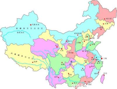 中国地图各省分布图片高清，中国地图各省分布图图片