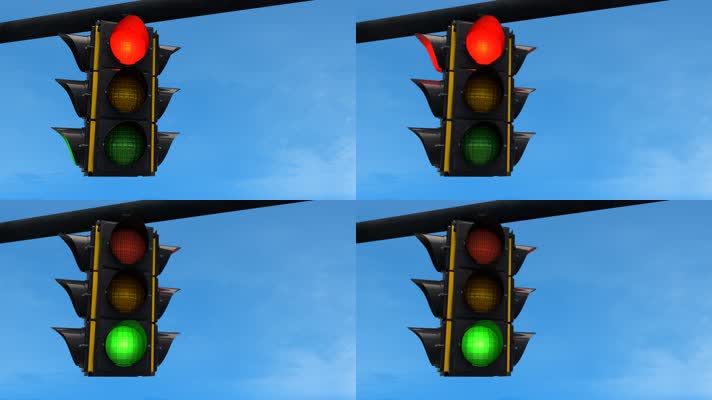 红绿灯交通信号灯大全及图解，红绿灯交通信号灯大全及图解行人