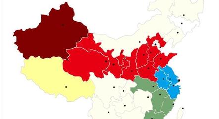 中国地图各个省市图，中国地图各个省份图