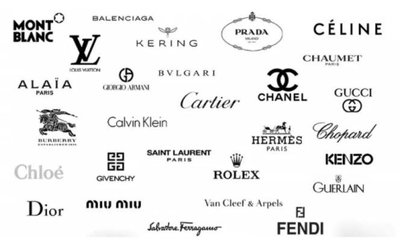 世界知名服装品牌标志logo，世界服装品牌十大排名标志