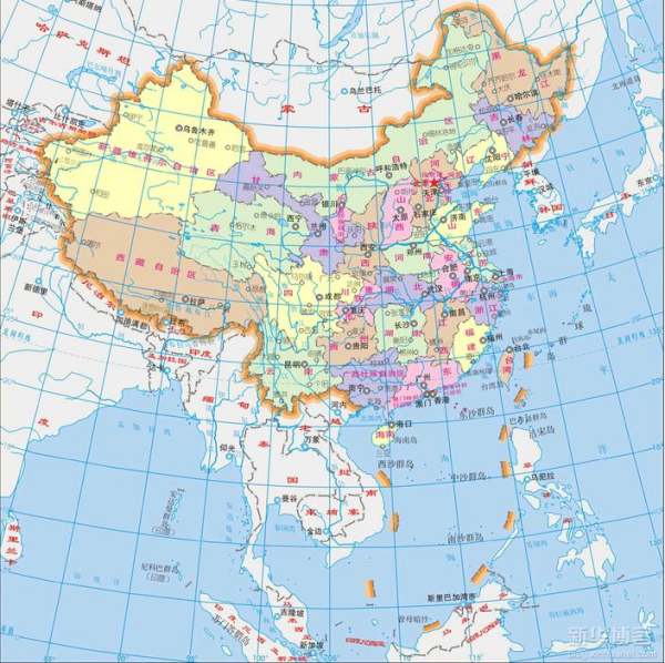 中国地图可打印版a4，中国地图可打印版空白